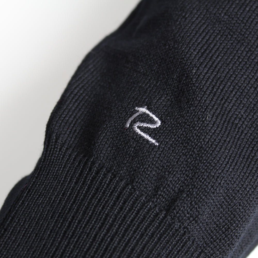 Riise Herren Merino V-Ausschnitt, Schwarz