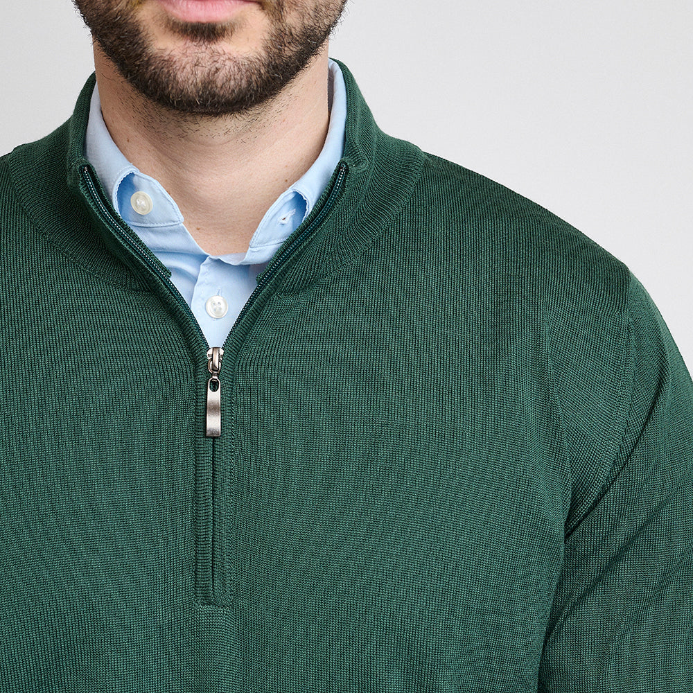 Riise Herren Merino Z-Neck, Fairway