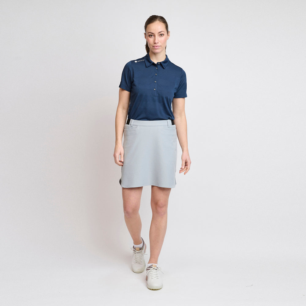 Leichter Performance-Skort für Damen, Hellgrau