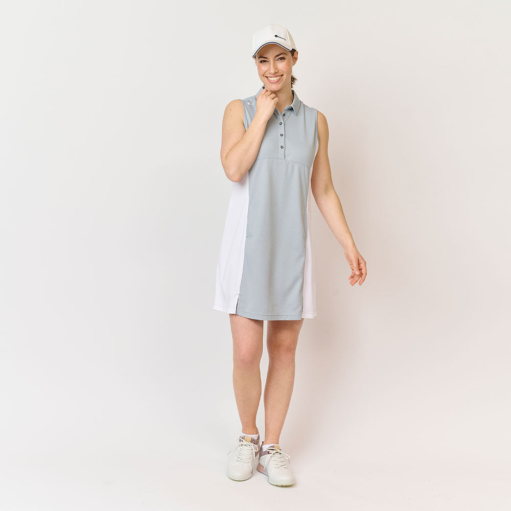 Dobby-Sportkleid für Damen, Hellgrau
