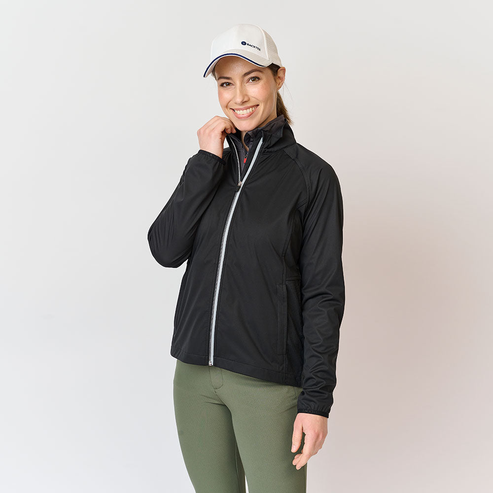 4-Wege-Stretch-Performance-Jacke für Damen, Schwarz
