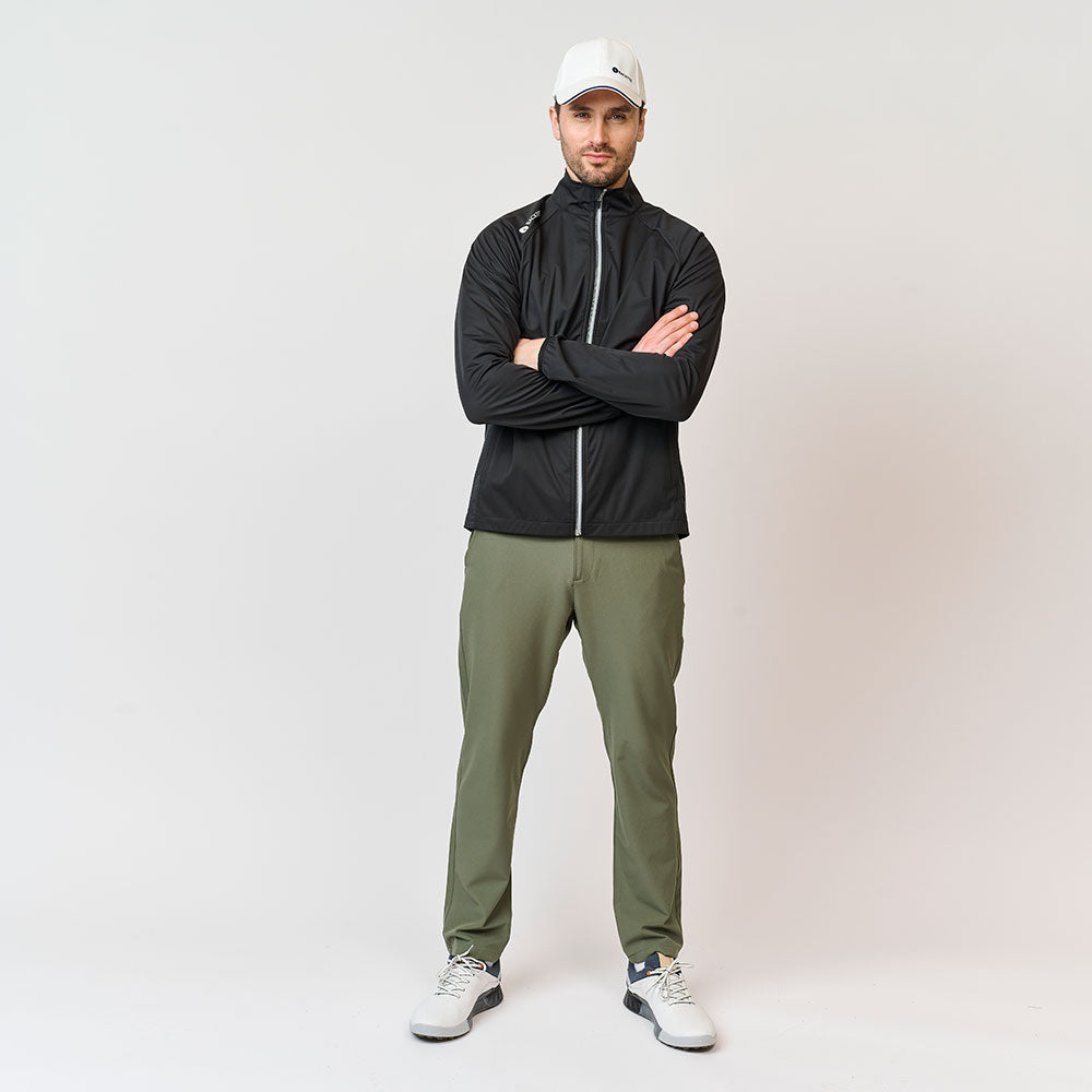Leichte Herren-Windjacke, Schwarz