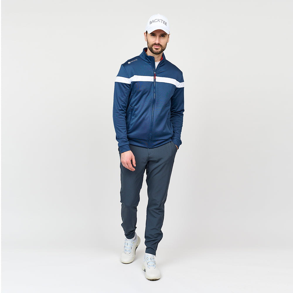 Herren Shield Full Zip Midlayer, Marineblau