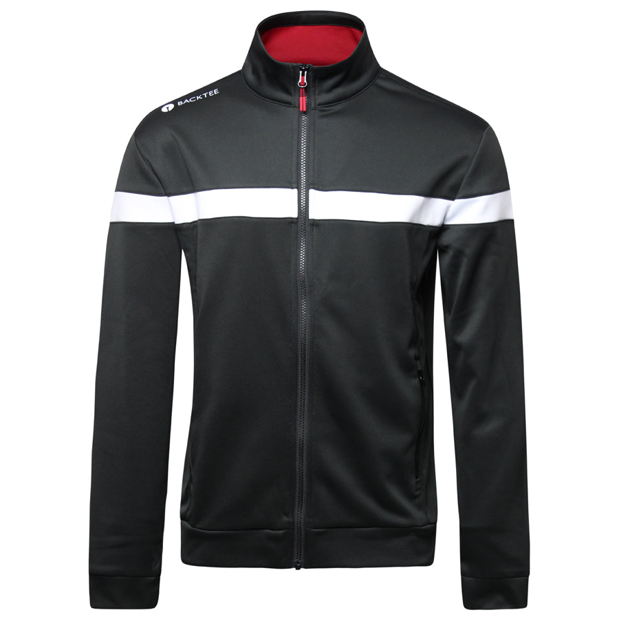 Herren Shield Full Zip Midlayer, Schwarz