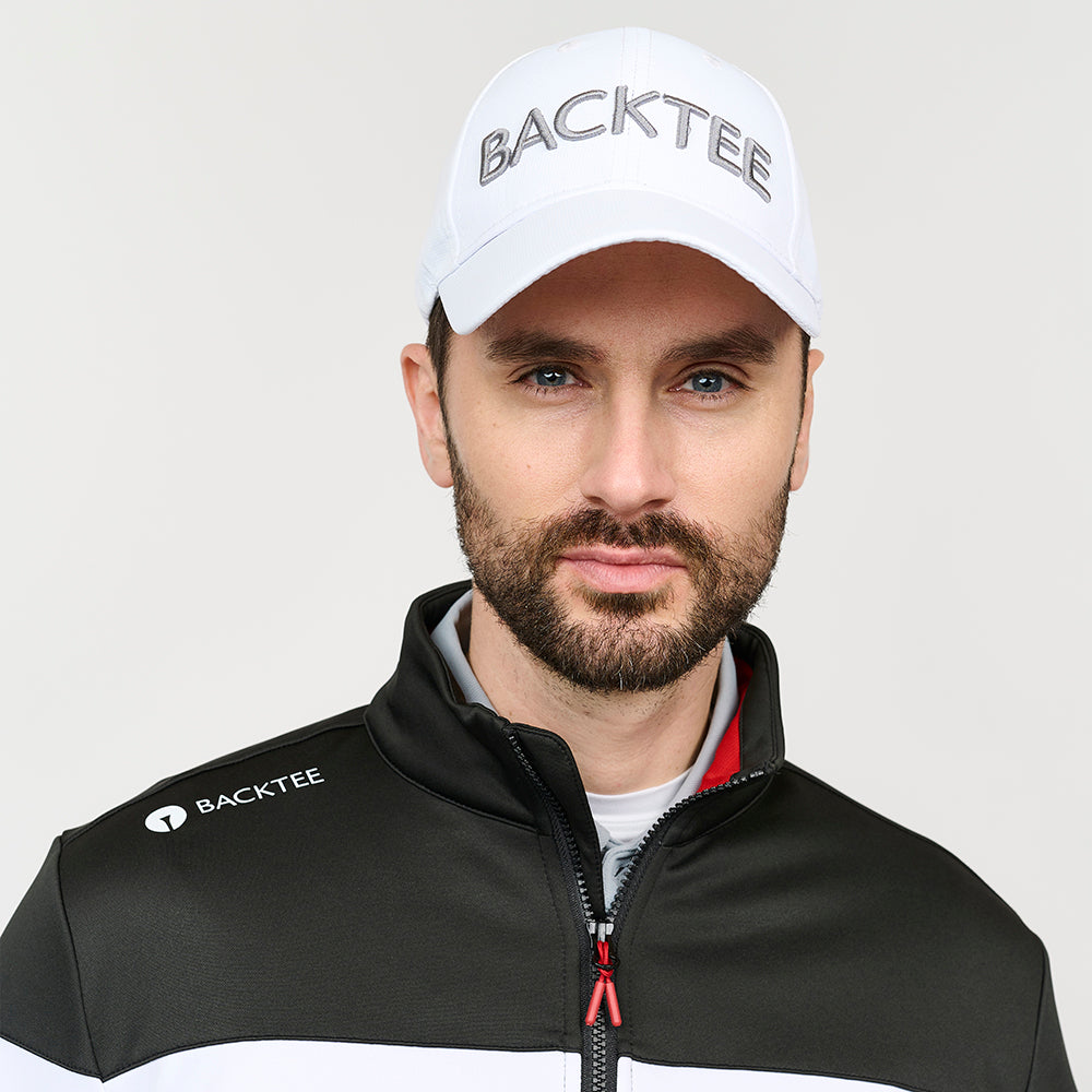 Herren Shield Full Zip Midlayer, Schwarz