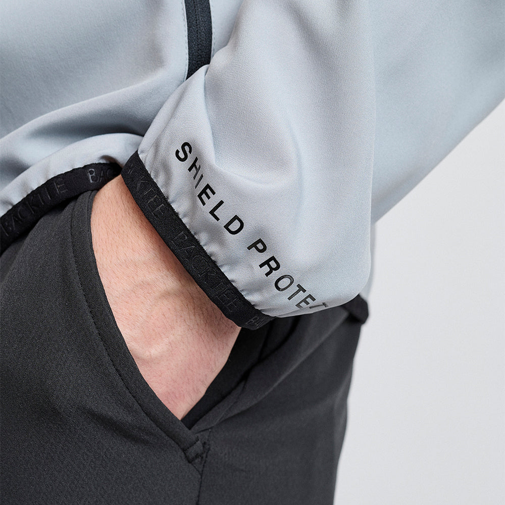 Herren 80 G. Faltbares Windshirt, Schiefer