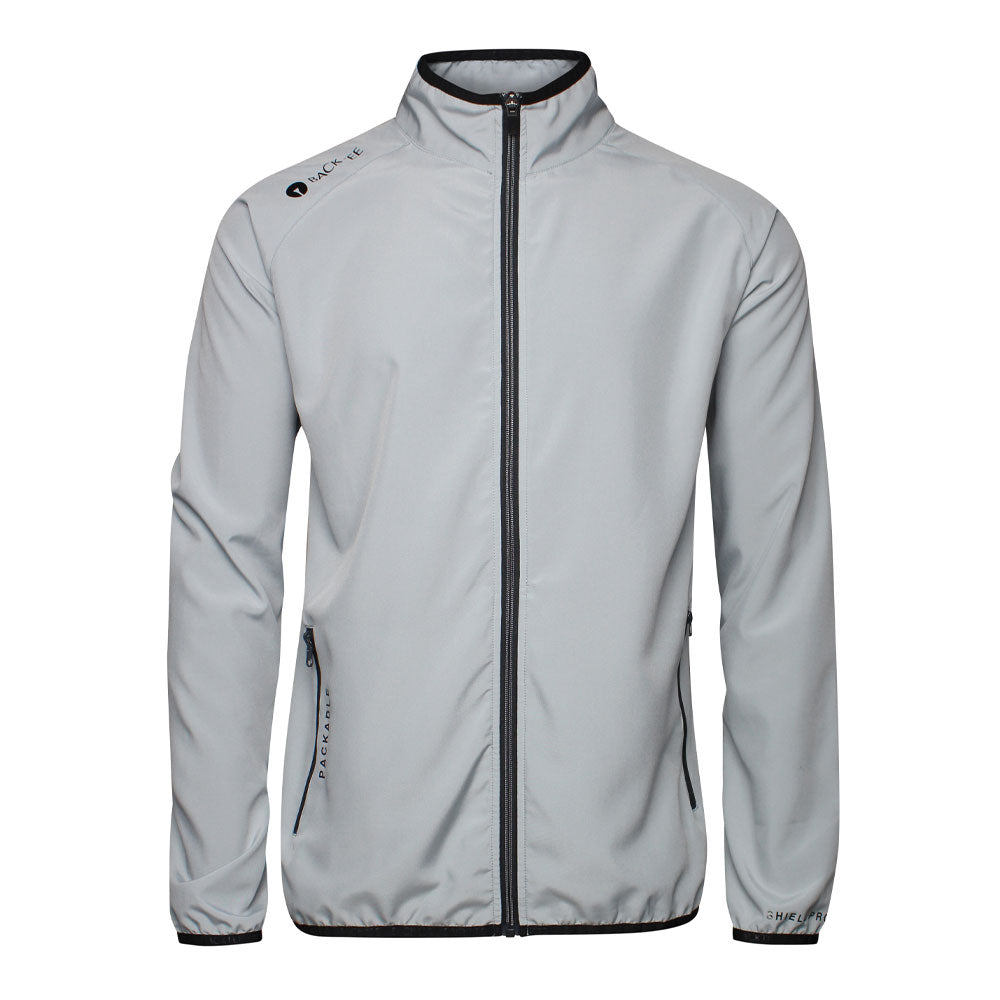 Herren 80 G. Faltbares Windshirt, Schiefer