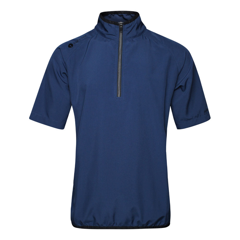 80G Kurzarm-Windshirt für Herren, faltbar, Marineblau