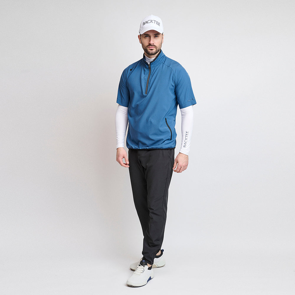 80G kurzärmliges, faltbares Windshirt für Herren, Ensign Blue