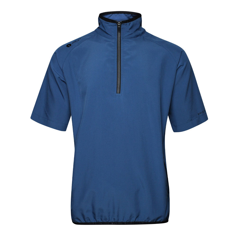 80G kurzärmliges, faltbares Windshirt für Herren, Ensign Blue
