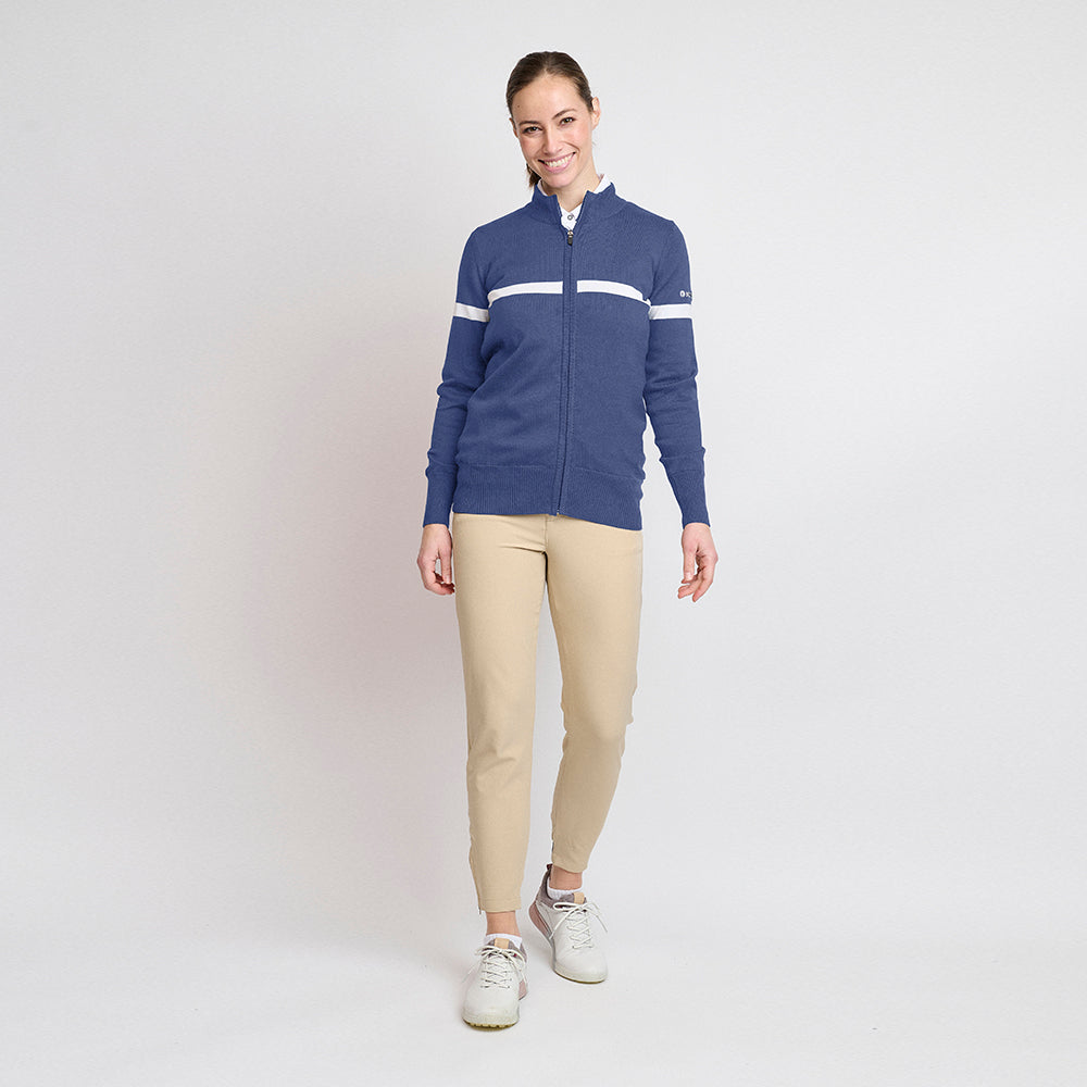 Bio-Windbreaker-Pullover für Damen, Dämmerungsblau