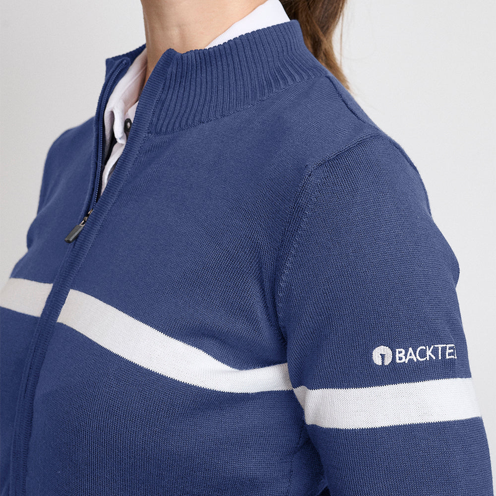 Bio-Windbreaker-Pullover für Damen, Dämmerungsblau