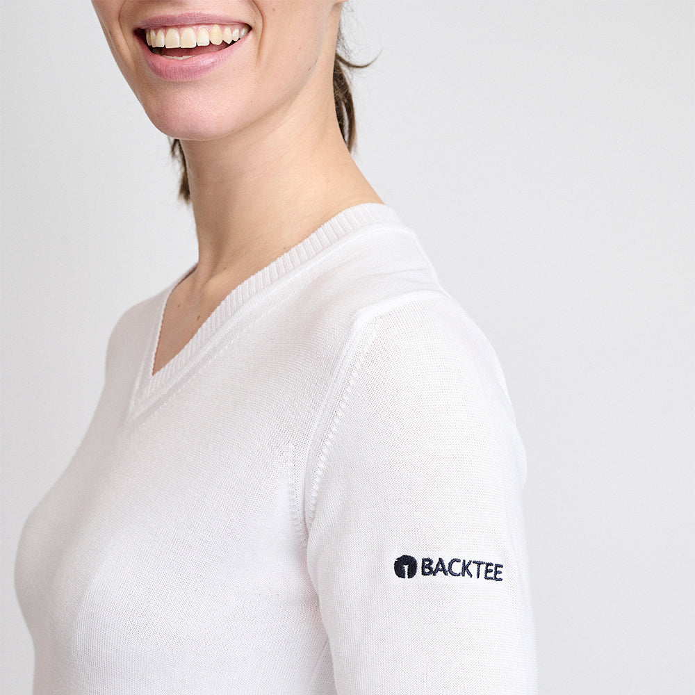 Bio-Freizeitpullover für Damen, Weiß