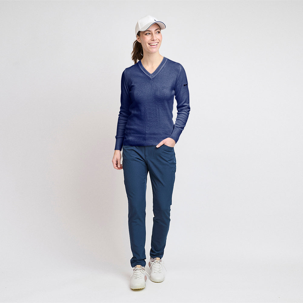 Bio-Freizeitpullover für Damen, Dämmerungsblau