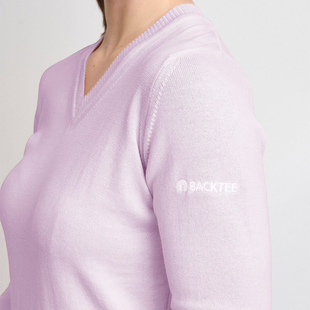 Bio-Freizeitpullover für Damen, zartes Lila