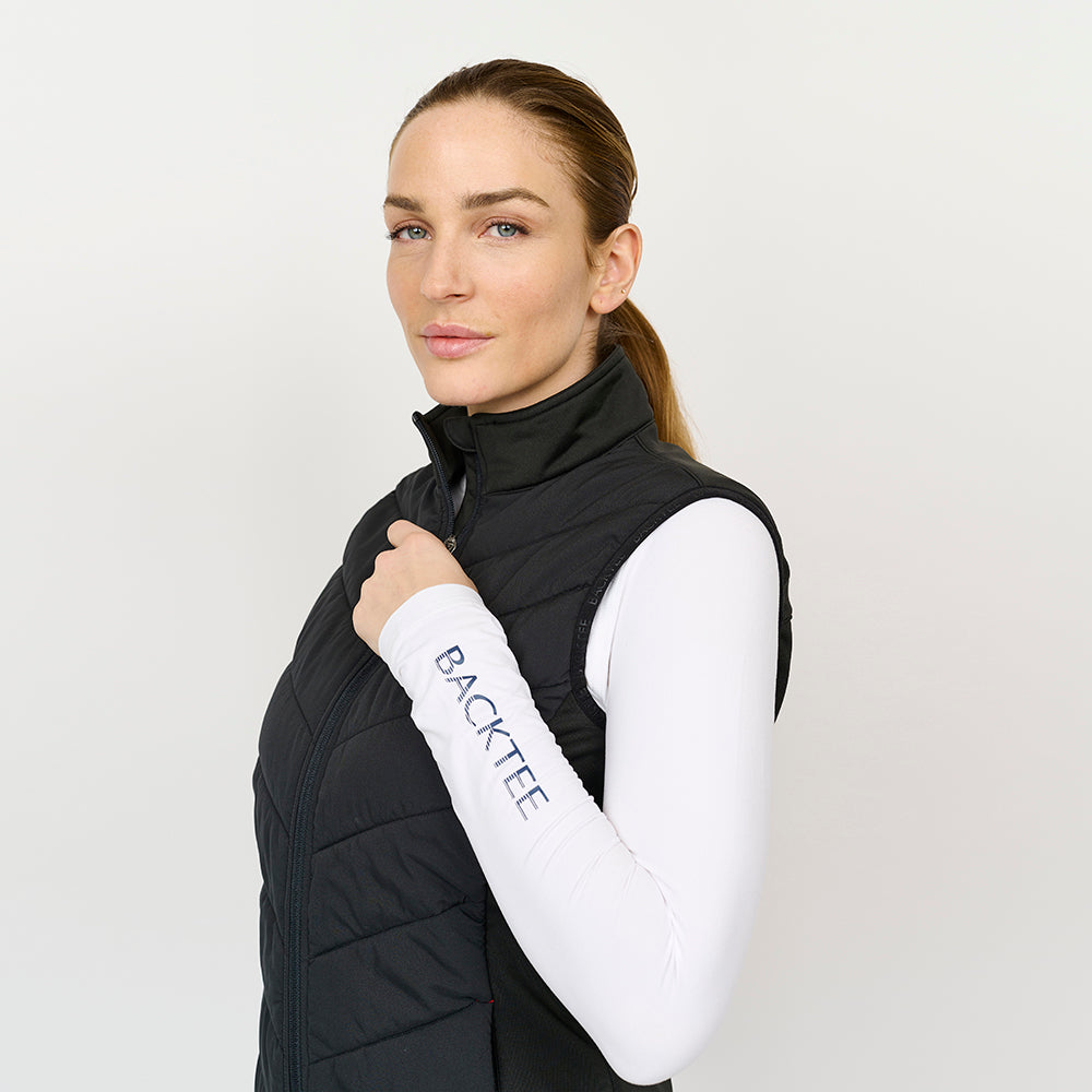 Damen-Hybridweste, Schwarz