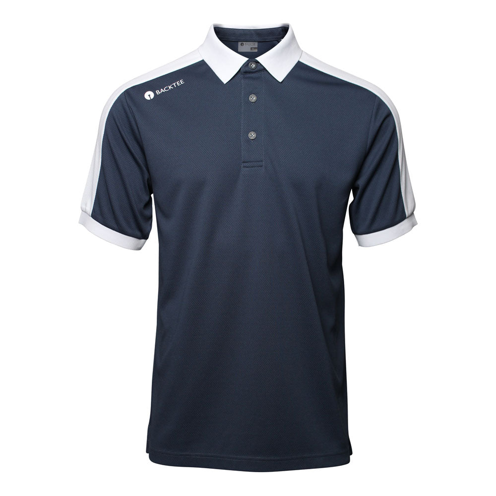 Herren-Turnierpolo, Ombre Blue