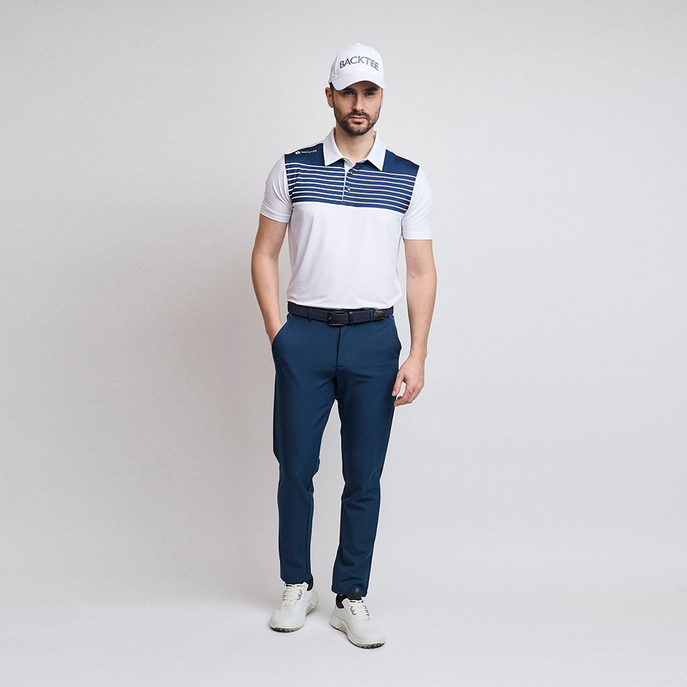 Herren-Golfpolo, Weiß