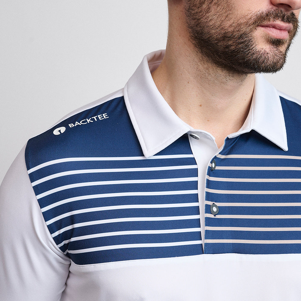 Herren-Golfpolo, Weiß