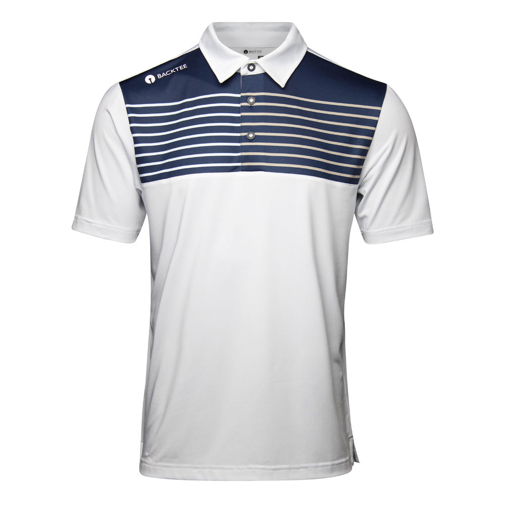 Herren-Golfpolo, Weiß
