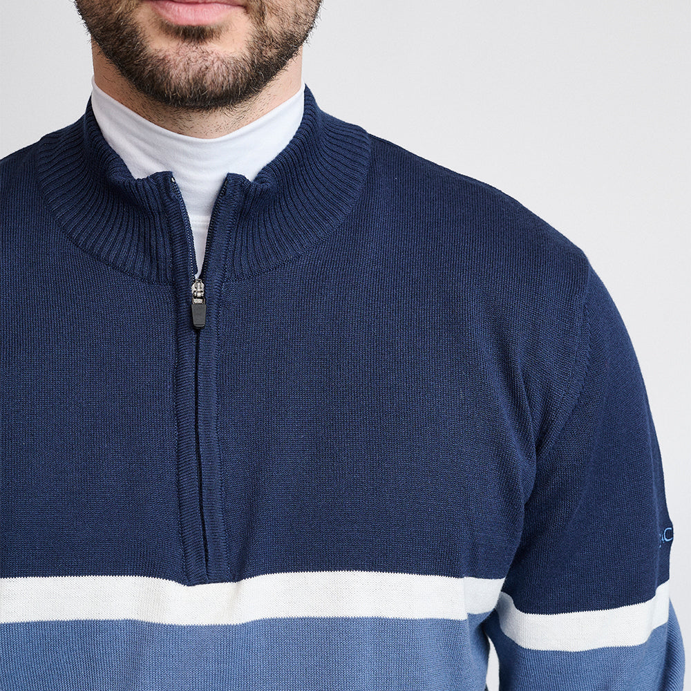 Nordic-Windbreaker-Pullover für Herren, Ensign Blue