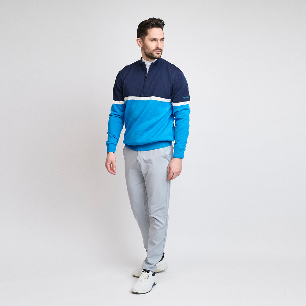 Nordic-Windbreaker-Pullover für Herren, Saphire