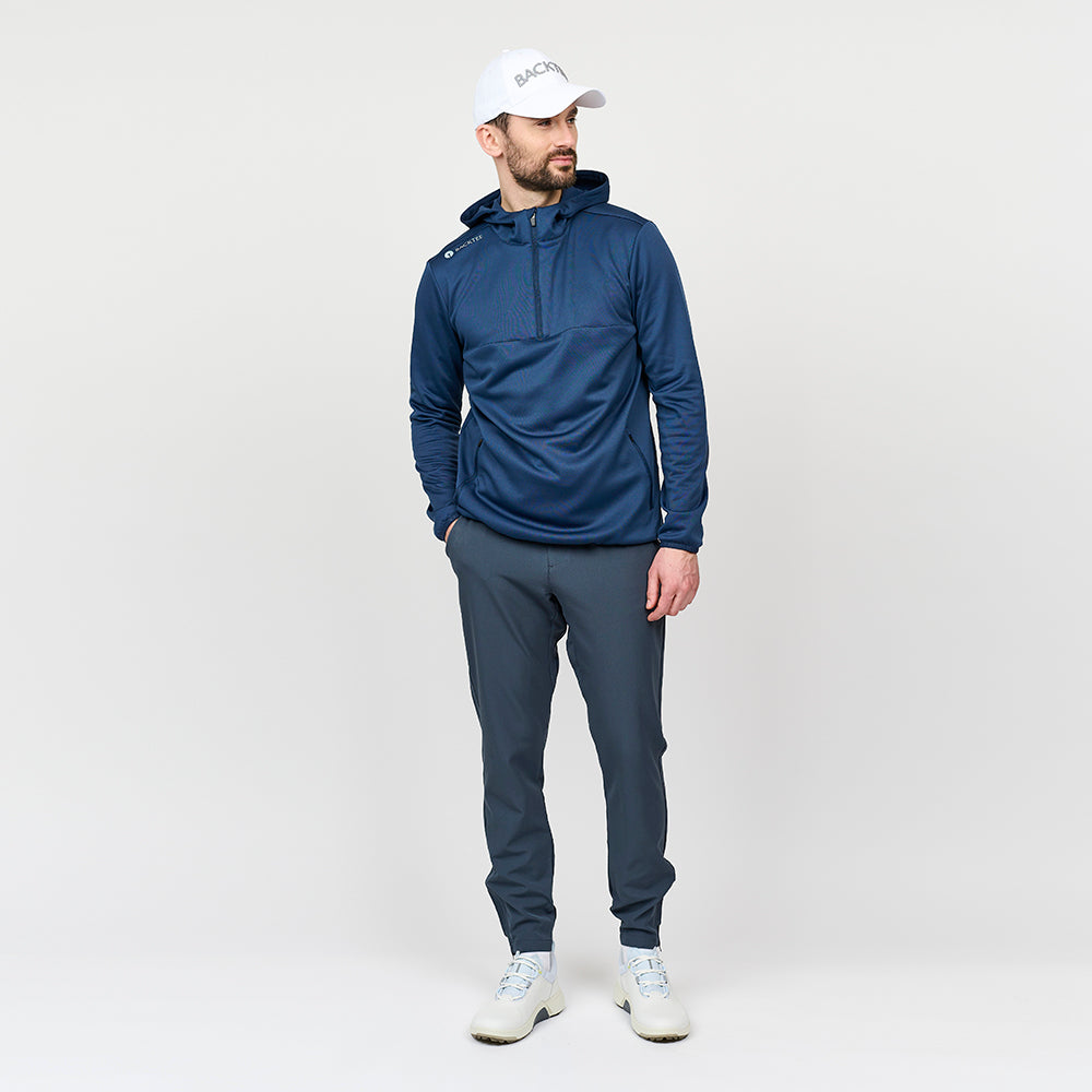 Herren Shield Midlayer Hoodie, Marineblau
