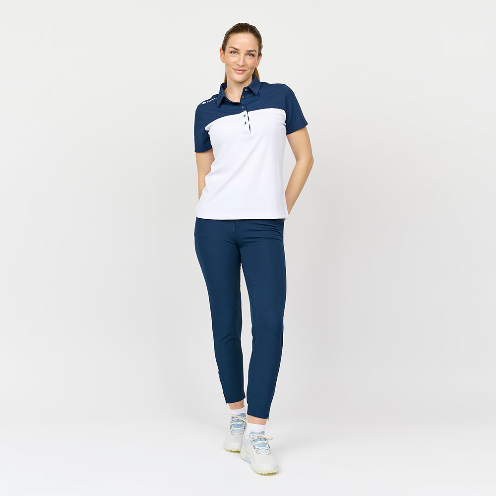 Tour-Poloshirt für Damen, Marineblau