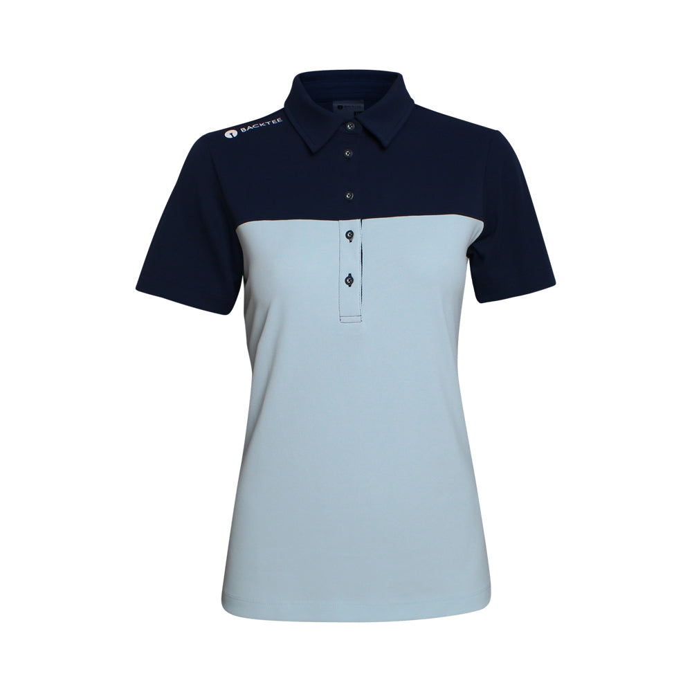Tour-Poloshirt für Damen, Hellblau