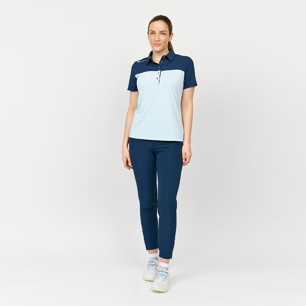 Tour-Poloshirt für Damen, Hellblau