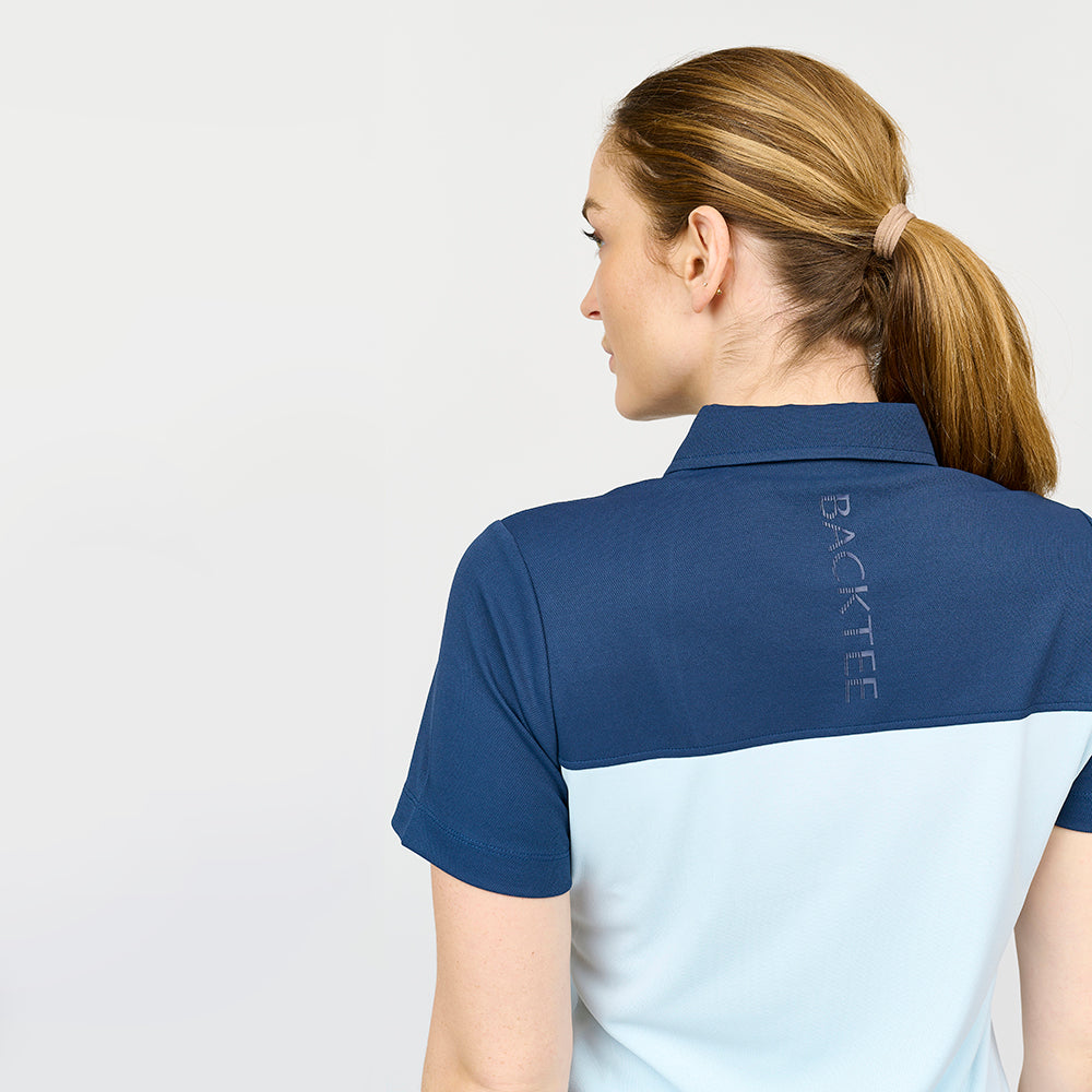 Tour-Poloshirt für Damen, Hellblau