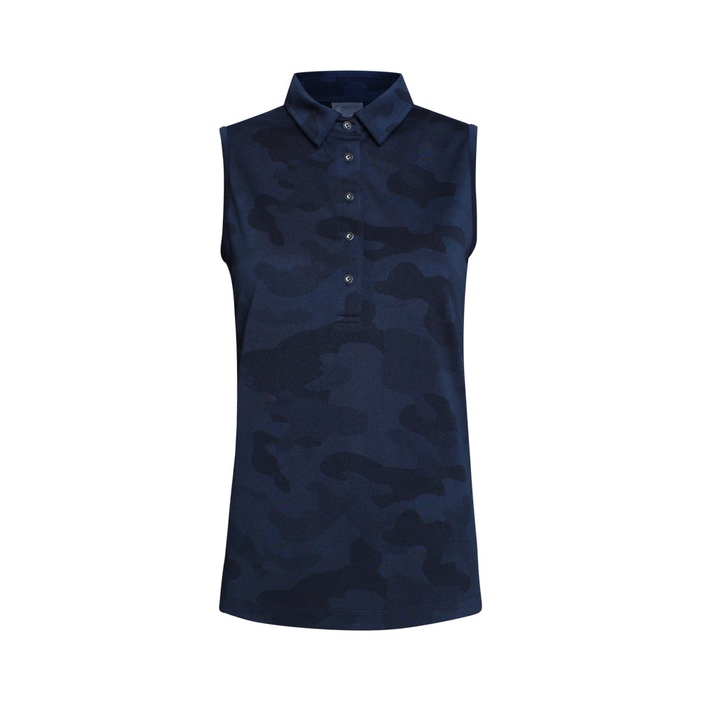 Camou-Oberteil für Damen, Marineblau