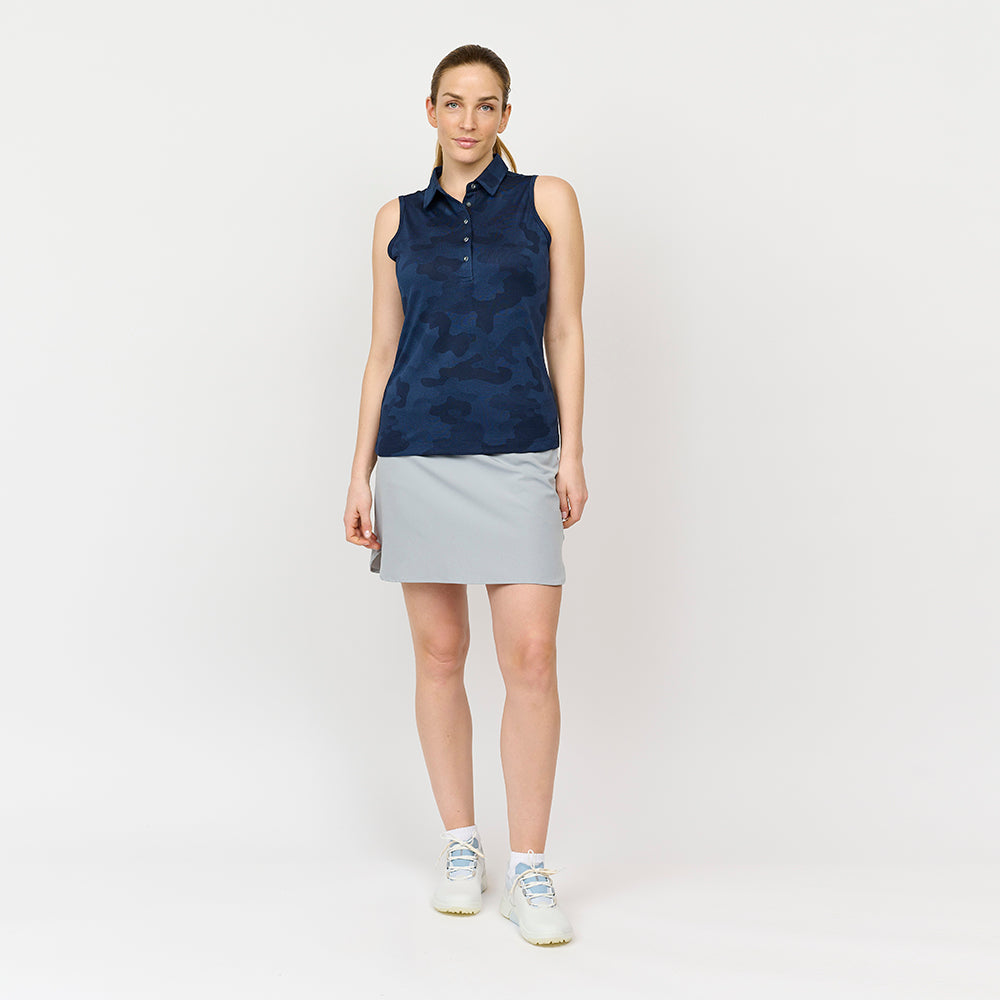 Camou-Oberteil für Damen, Marineblau