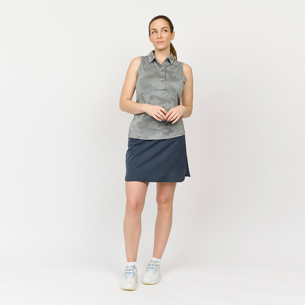 Camou-Top für Damen, Hellgrau