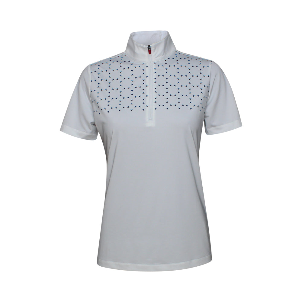 Icon-Poloshirt für Damen, Weiß