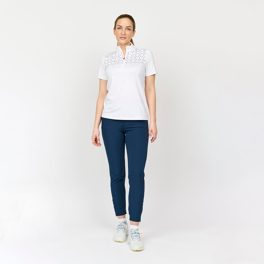 Icon-Poloshirt für Damen, Weiß
