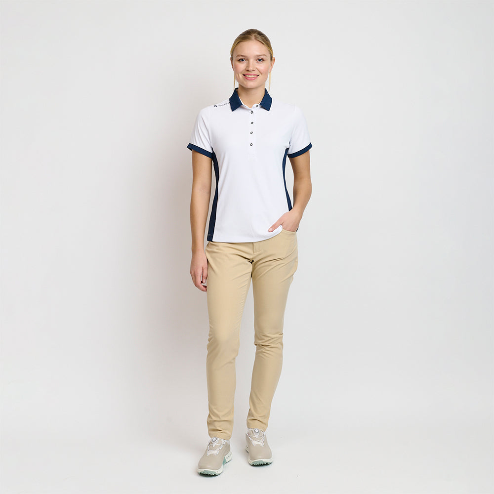 Hole-in-One-Poloshirt für Damen, Weiß