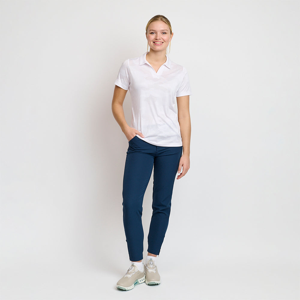 Camou-Polo für Damen, Weiß