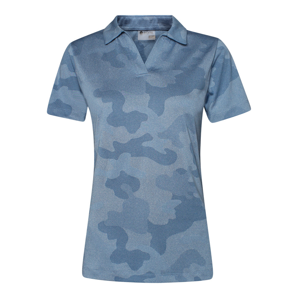 Camou-Polo für Damen, Captains Blue