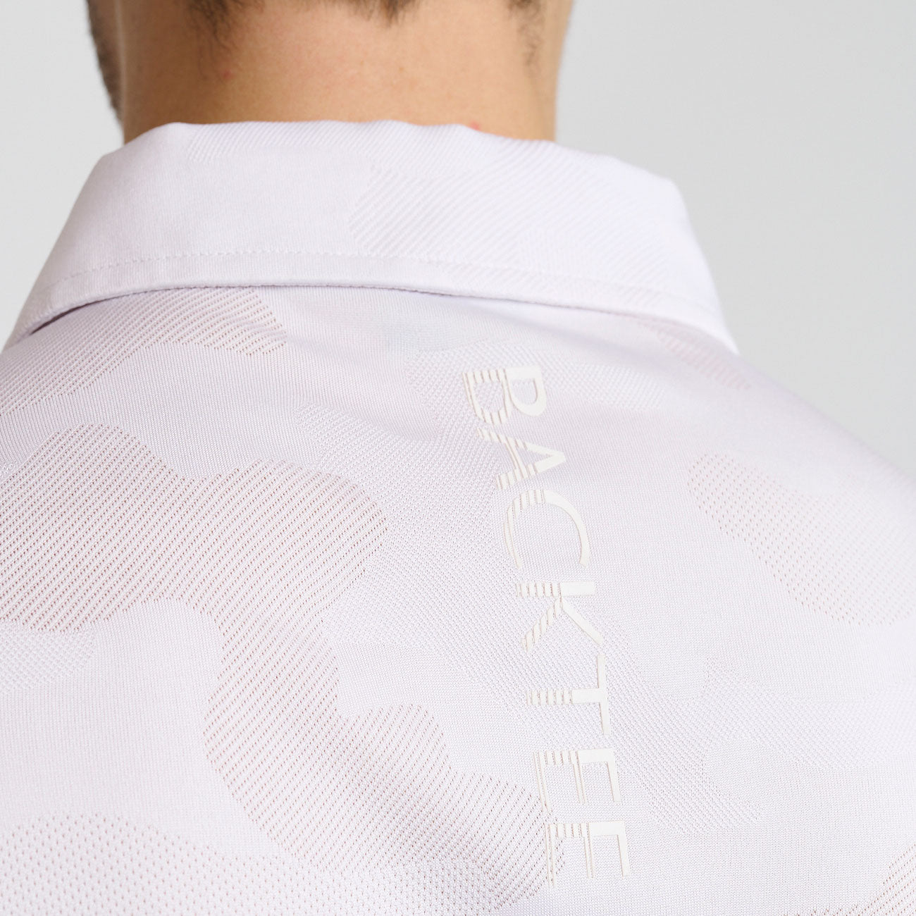 Camou-Polo für Herren, Weiß