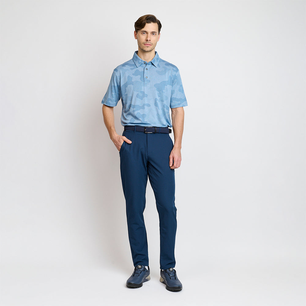 Camou-Polo für Herren, Captains Blue