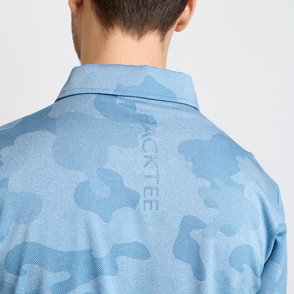 Camou-Polo für Herren, Captains Blue