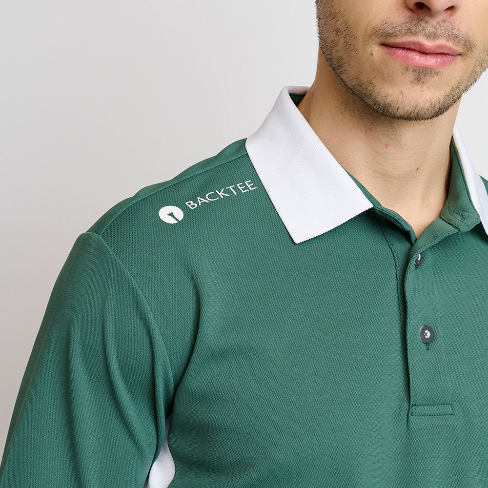 Hole-In-One-Poloshirt für Herren, Bistrogrün