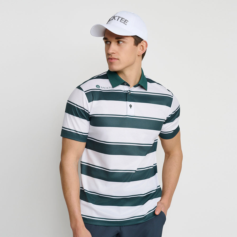 Horizontal Poloshirt für Herren, Bistro Green