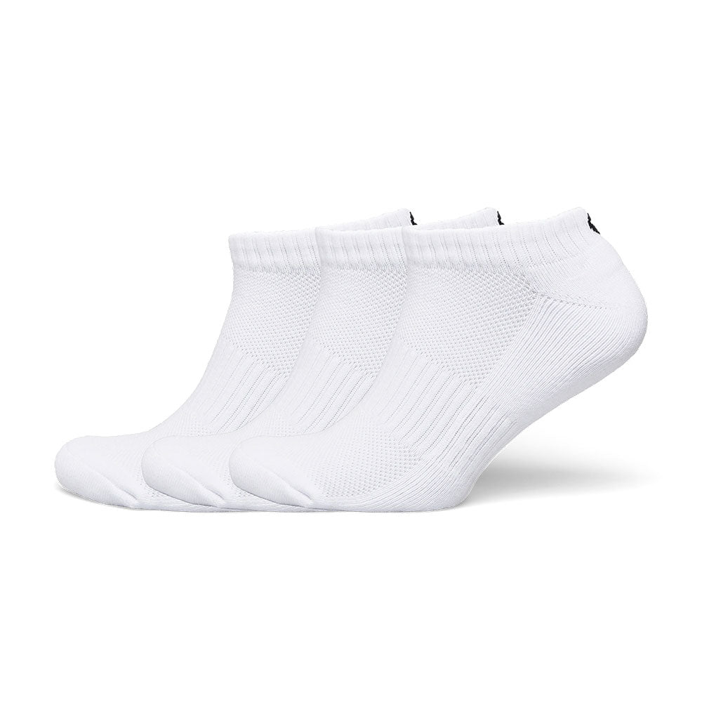 BACKTEE Low-Cut Strømper 3er-Pack, Weiß