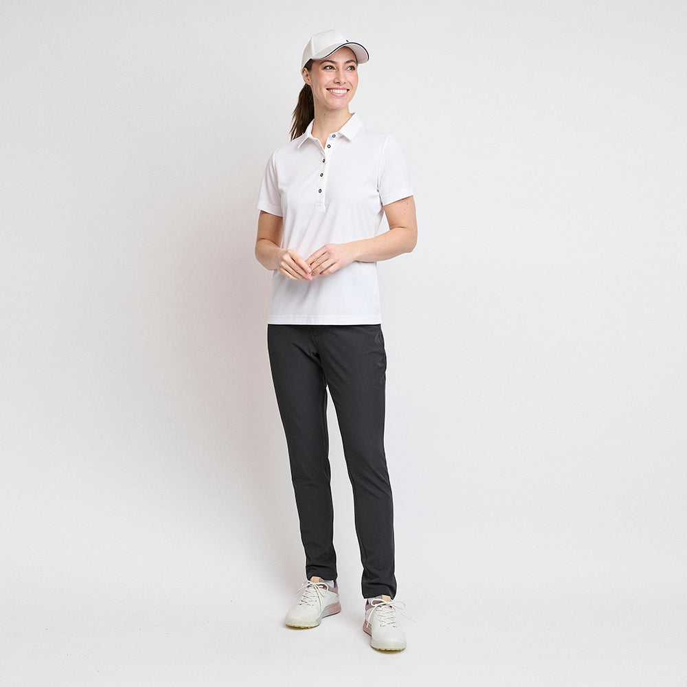 Performance-Poloshirt für Damen, Weiß