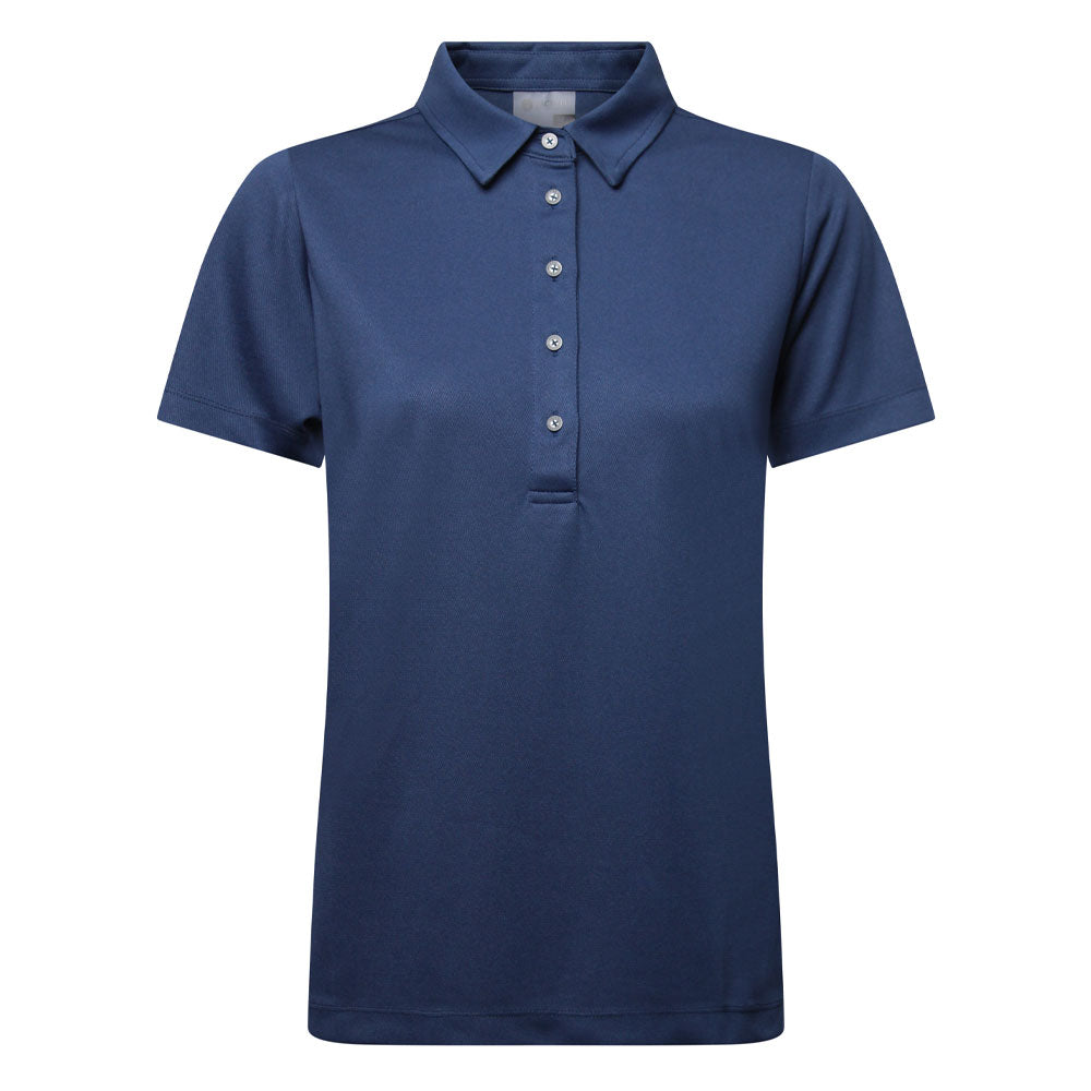 Performance-Poloshirt für Damen, Marineblau