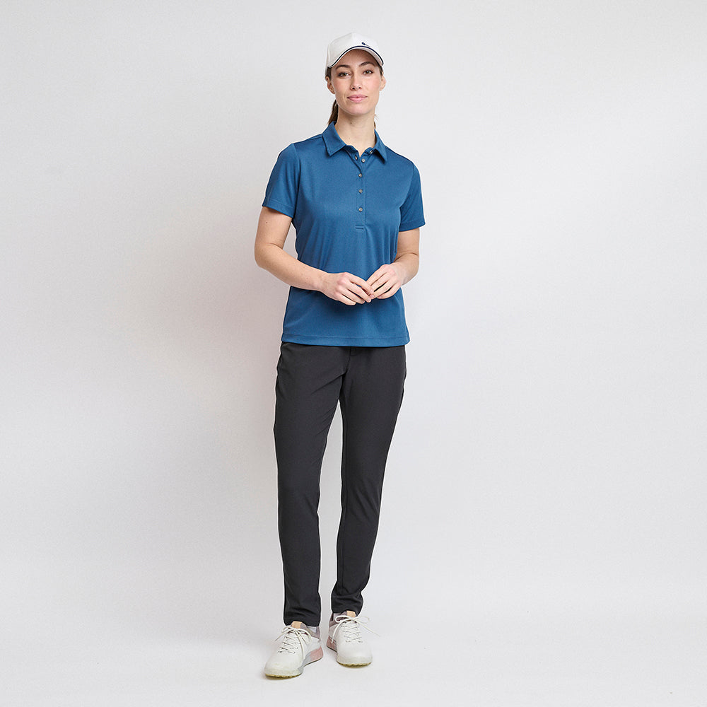 Performance-Poloshirt für Damen, Ensign Blue