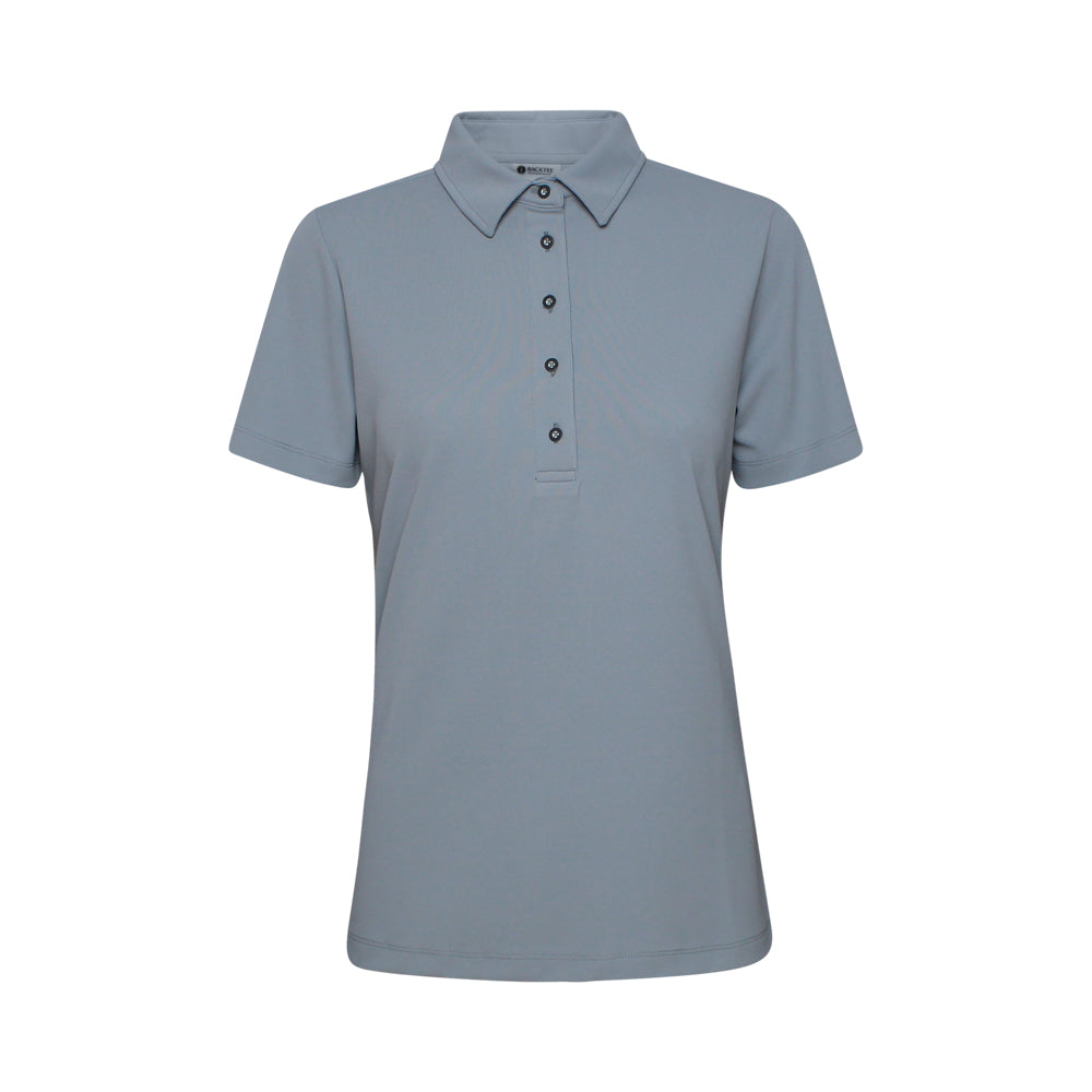 Performance-Poloshirt für Damen, Hellgrau