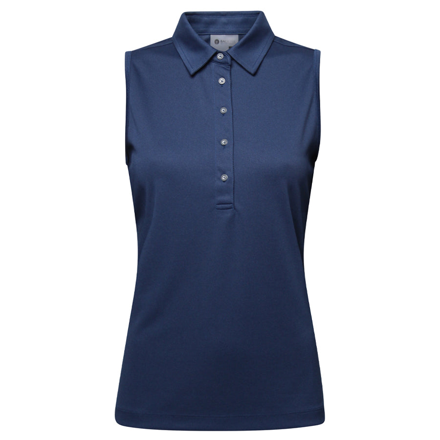 Performance-Poloshirt für Damen, Marineblau